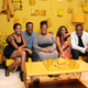 (L to R) Amandla Stenberg, Russell Hornsby, Angie Thomas, Regina Hall, George Tillman Jr.